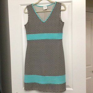 Adorable Papillon Blanc Knit Sleeveless Dress.